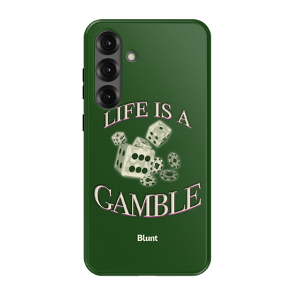 Green Gamble Samsung Case - Blunt Cases