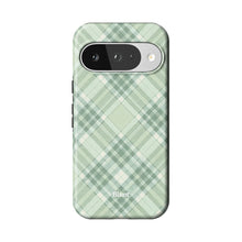 Green Plaid Pixel Case