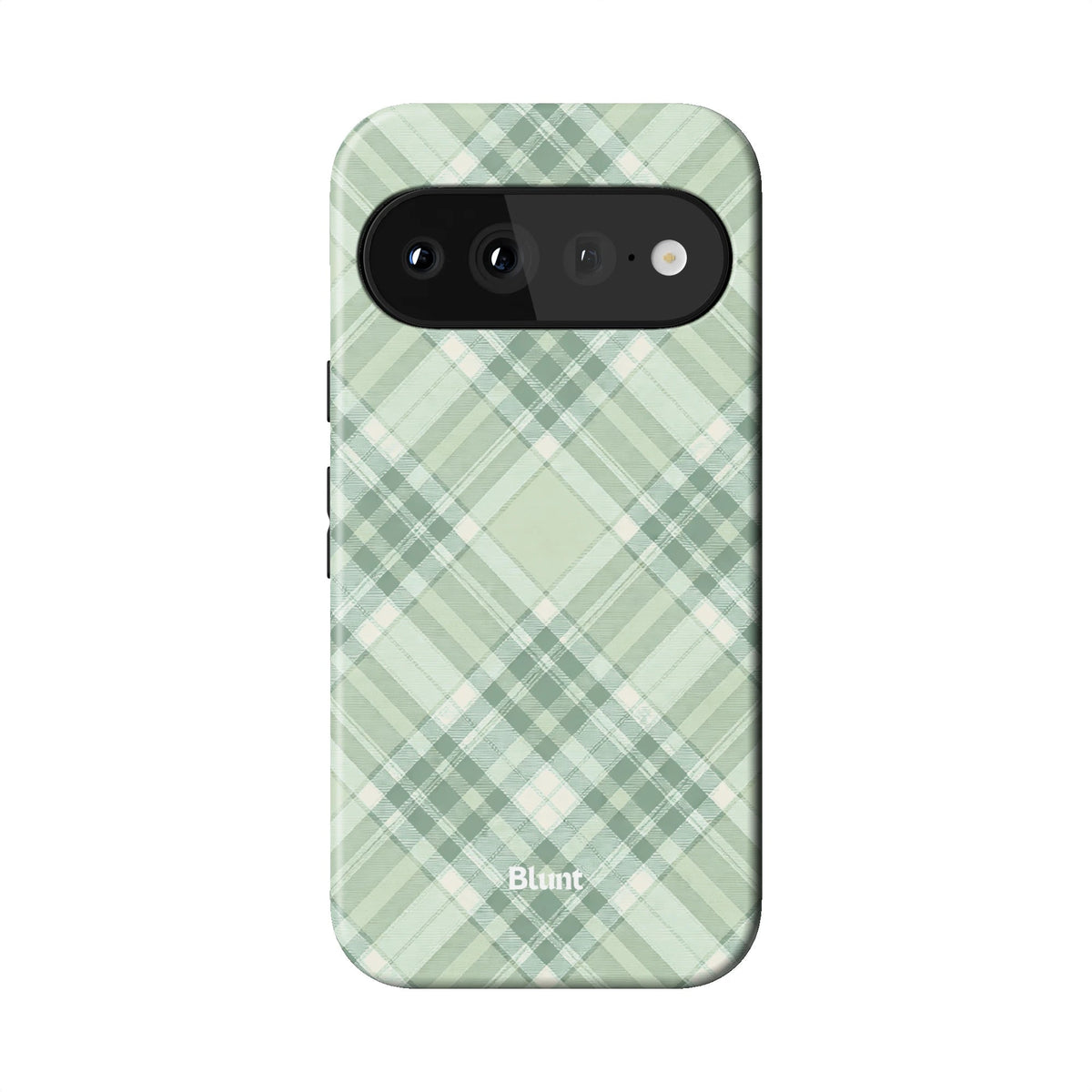 Green Plaid Pixel Case - Blunt Cases