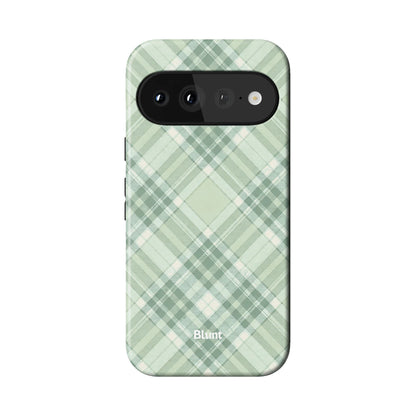Green Plaid Pixel Case - Blunt Cases