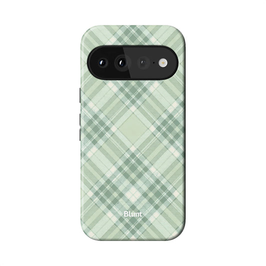 Green Plaid Pixel Case - Blunt Cases