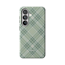 Green Plaid Samsung Case