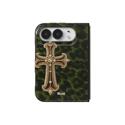 green-saint-bling-iphone-case iPhone 18 Duo case, view 2