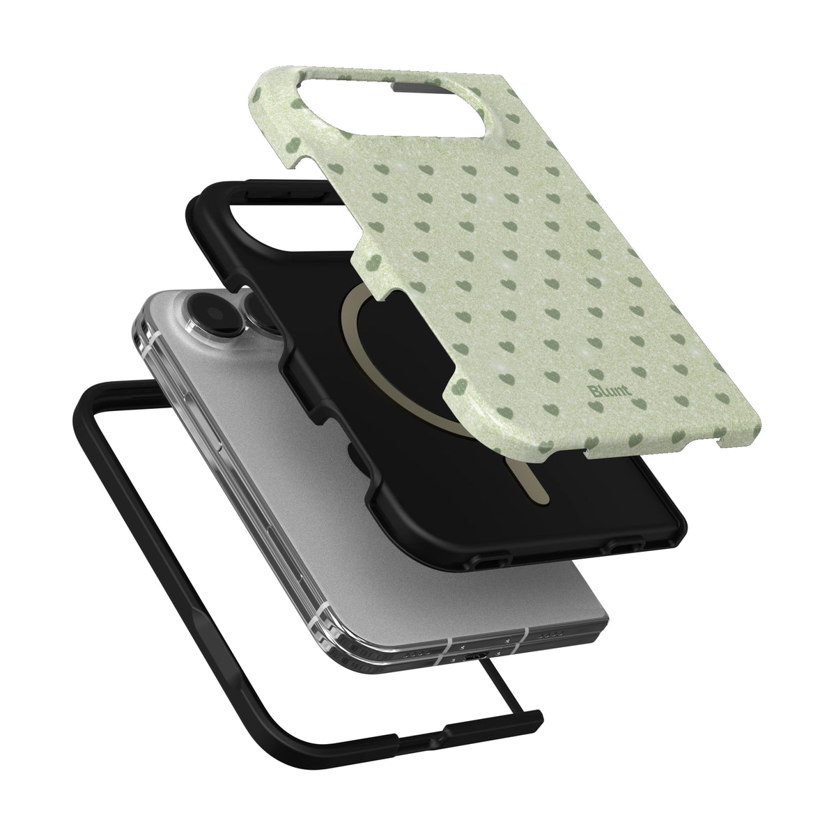 green-sweethearts-iphone-case iPhone 18 Duo case, view 6