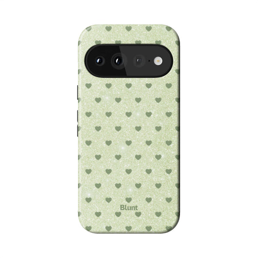 Green Sweethearts Pixel Case - Blunt Cases