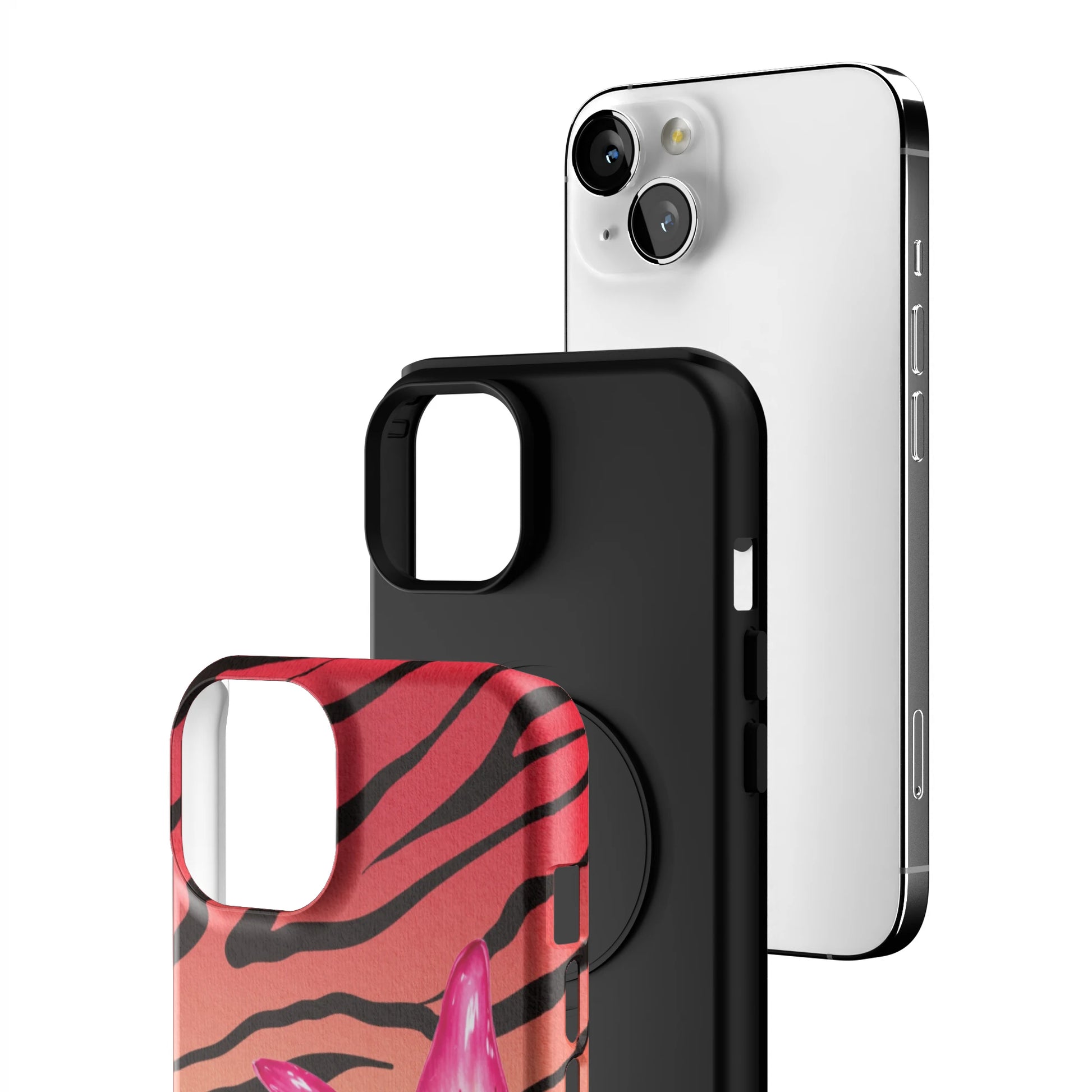 Striped-Lilly-iphone-case-iPhone 13-3