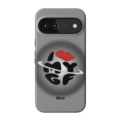 Grey Aura Girlfriend Pixel Case - Blunt Cases