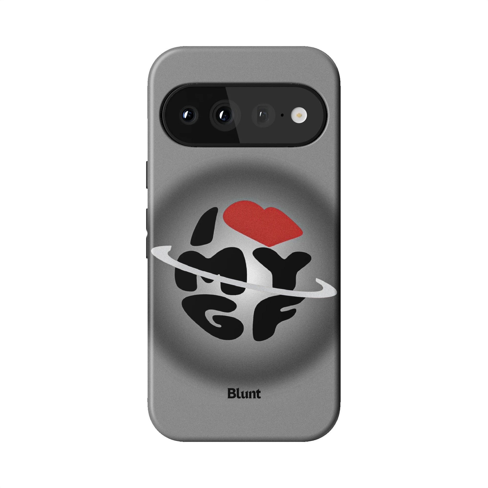 Grey Aura Girlfriend Pixel Case - Blunt Cases