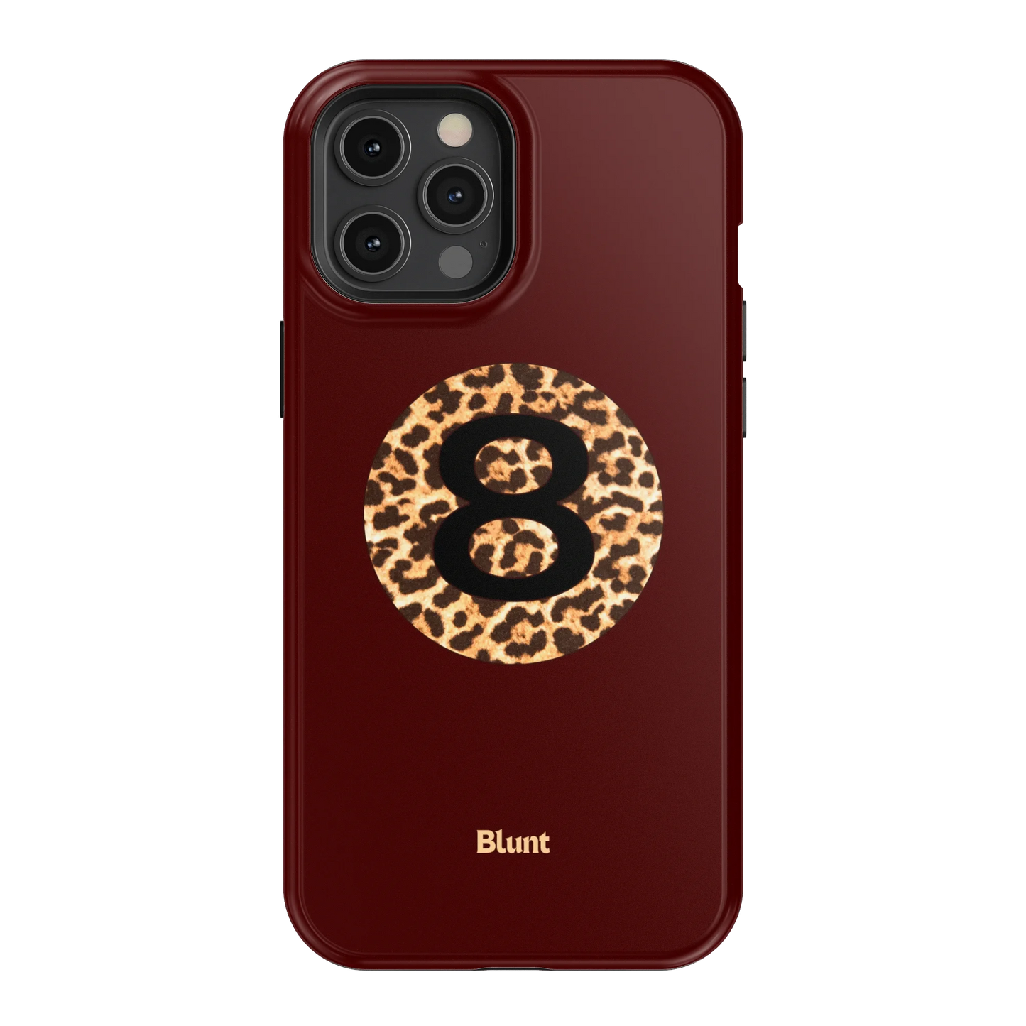 Burgundy Magic 8 iPhone Case