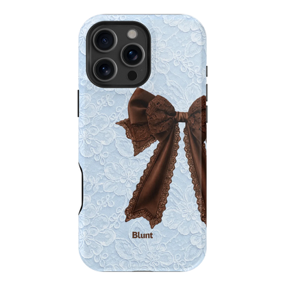 Bleu Bow iPhone Case
