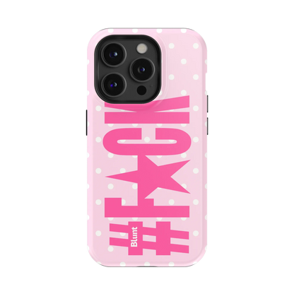 Pink Polka Riot iPhone Case