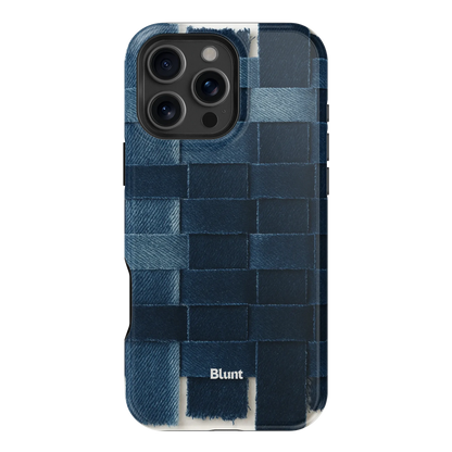 Indigo Weave iPhone Case