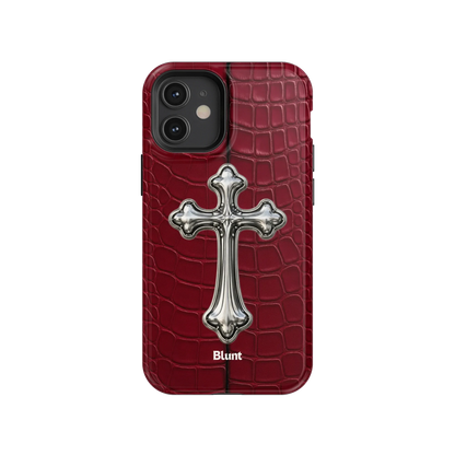 Crimson Crux iPhone Case
