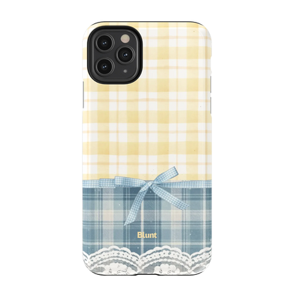 Blue-Lemonplaid-iphone-case-iPhone 11 Pro Max-1