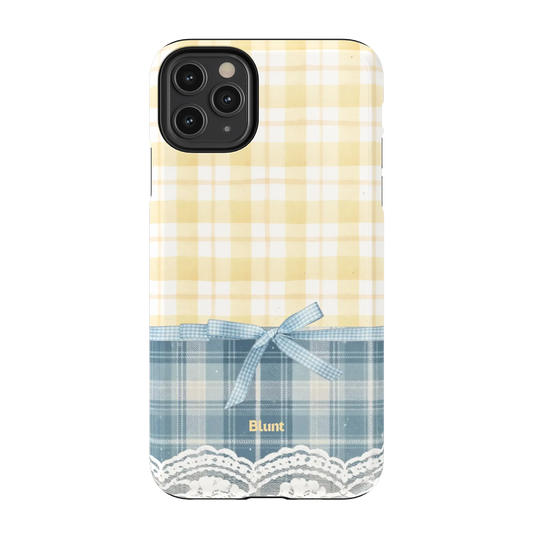 Blue-Lemonplaid-iphone-case-iPhone 11 Pro Max-1