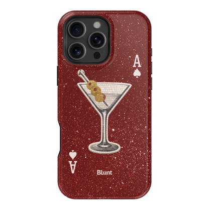 Red Dirty Martini iPhone Case