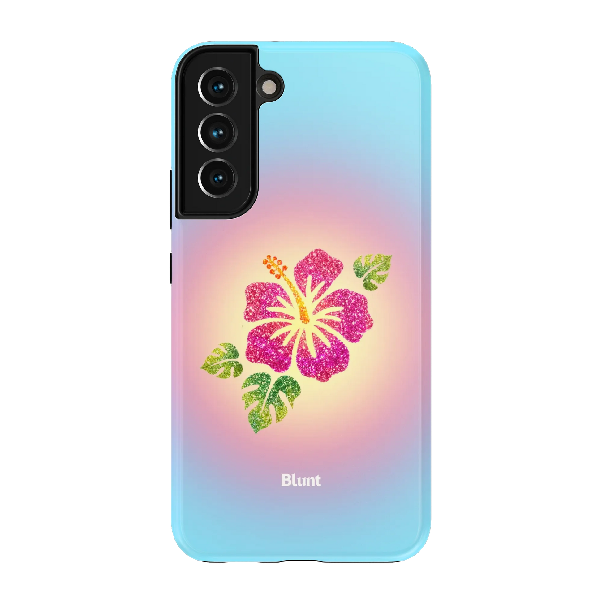 Hibiscus-Glow-samsung-case-Galaxy S22 Plus-1