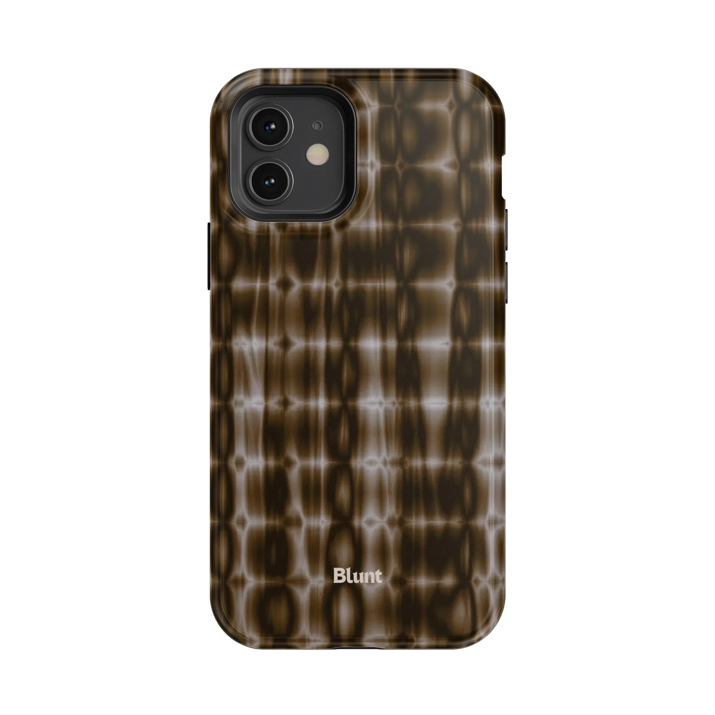 Brown Ripple iPhone Case