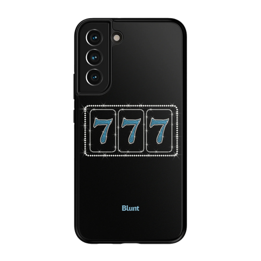 Blue Lucky 777 Samsung Case
