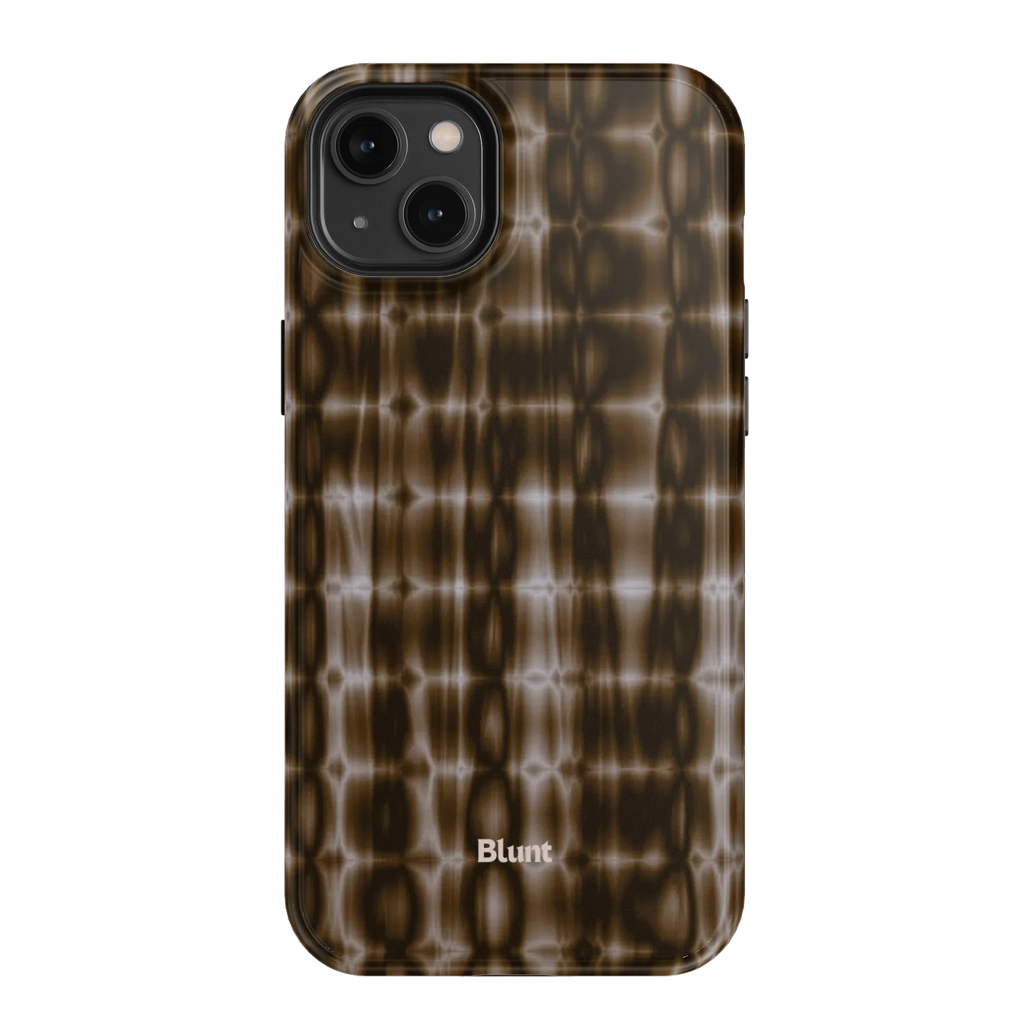 Brown Ripple iPhone Case