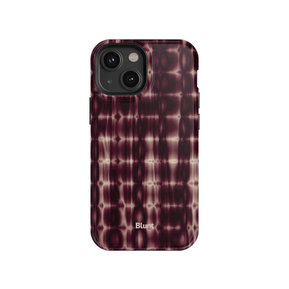 Purple Ripple iPhone Case