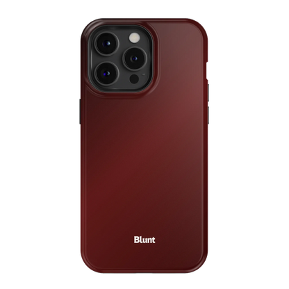 Oxblood iPhone Case