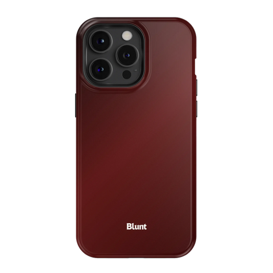 Oxblood iPhone Case