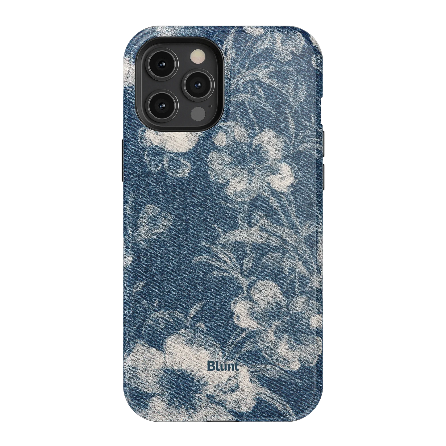 Denim Bloom iPhone Case