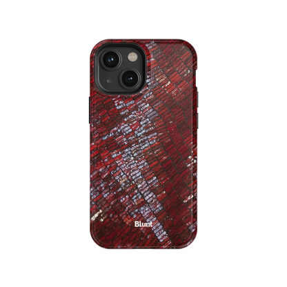 Crimson Scale iPhone Case