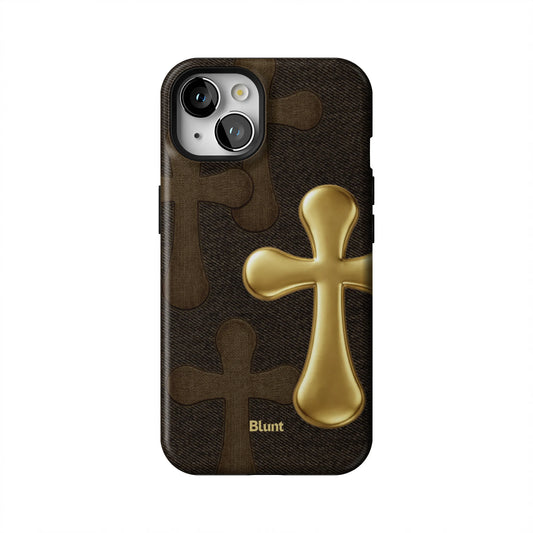 Gold-Patch-iphone-case-iPhone 13-1