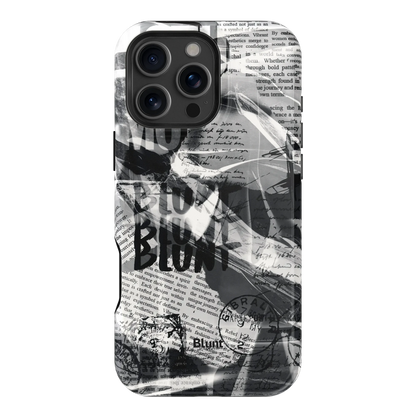Black Love Letter iPhone Case