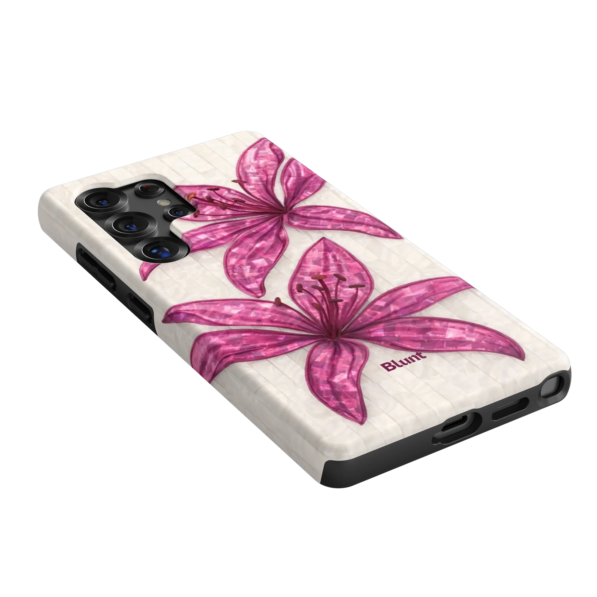 Purple-Floral-Luster-samsung-case-S25 Ultra-2