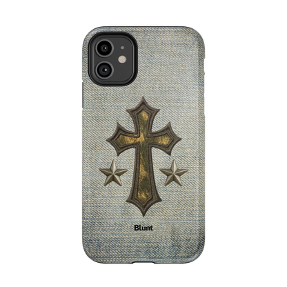 Denim Faith iPhone Case
