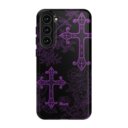 Purple Cross Samsung Case