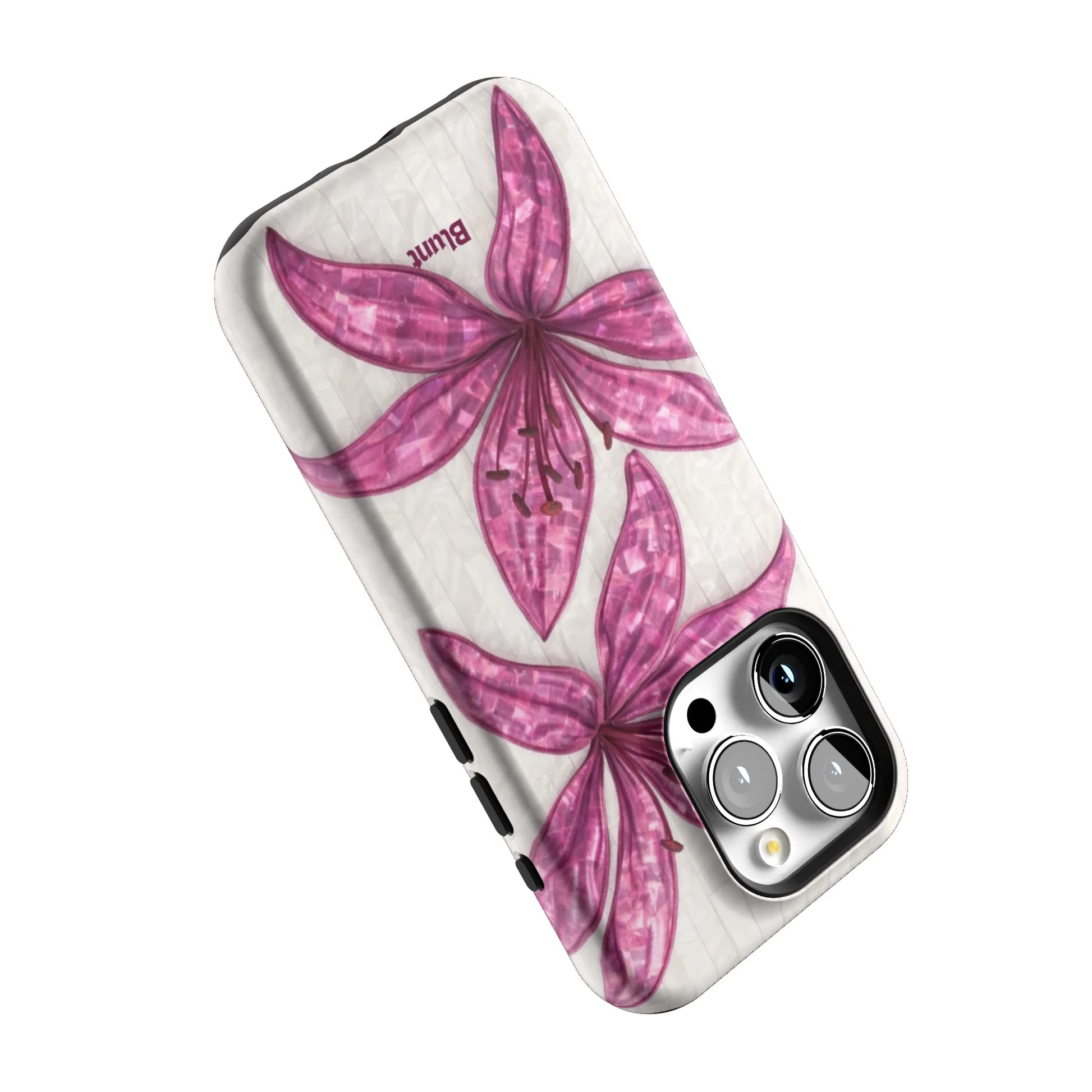 Purple-Floral-Luster-iphone-case-iPhone 15 Pro-4