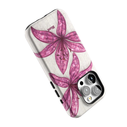 Purple-Floral-Luster-iphone-case-iPhone 15 Pro-4