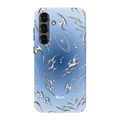 Blue Cyber Samsung Case