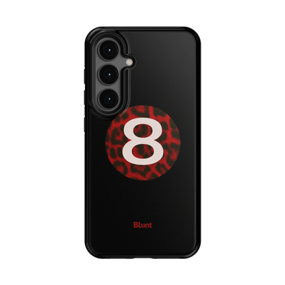 Red Cheetah Magic 8 Samsung Case