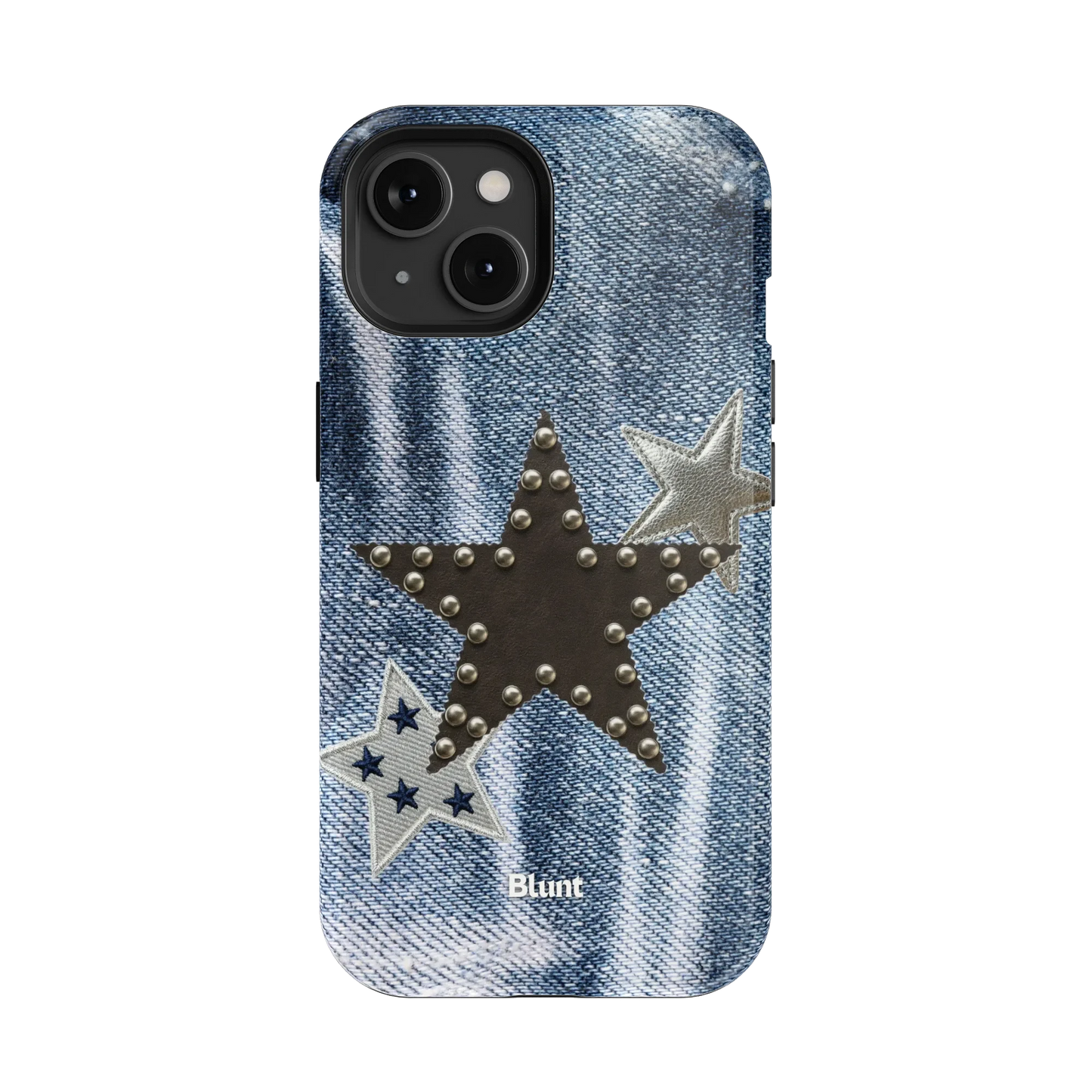Denim Starstud iPhone Case