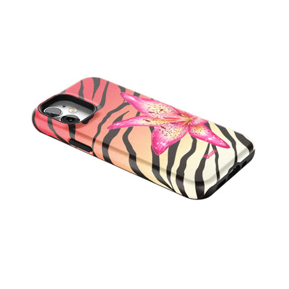 Striped-Lilly-iphone-case-iPhone 12 Mini-2