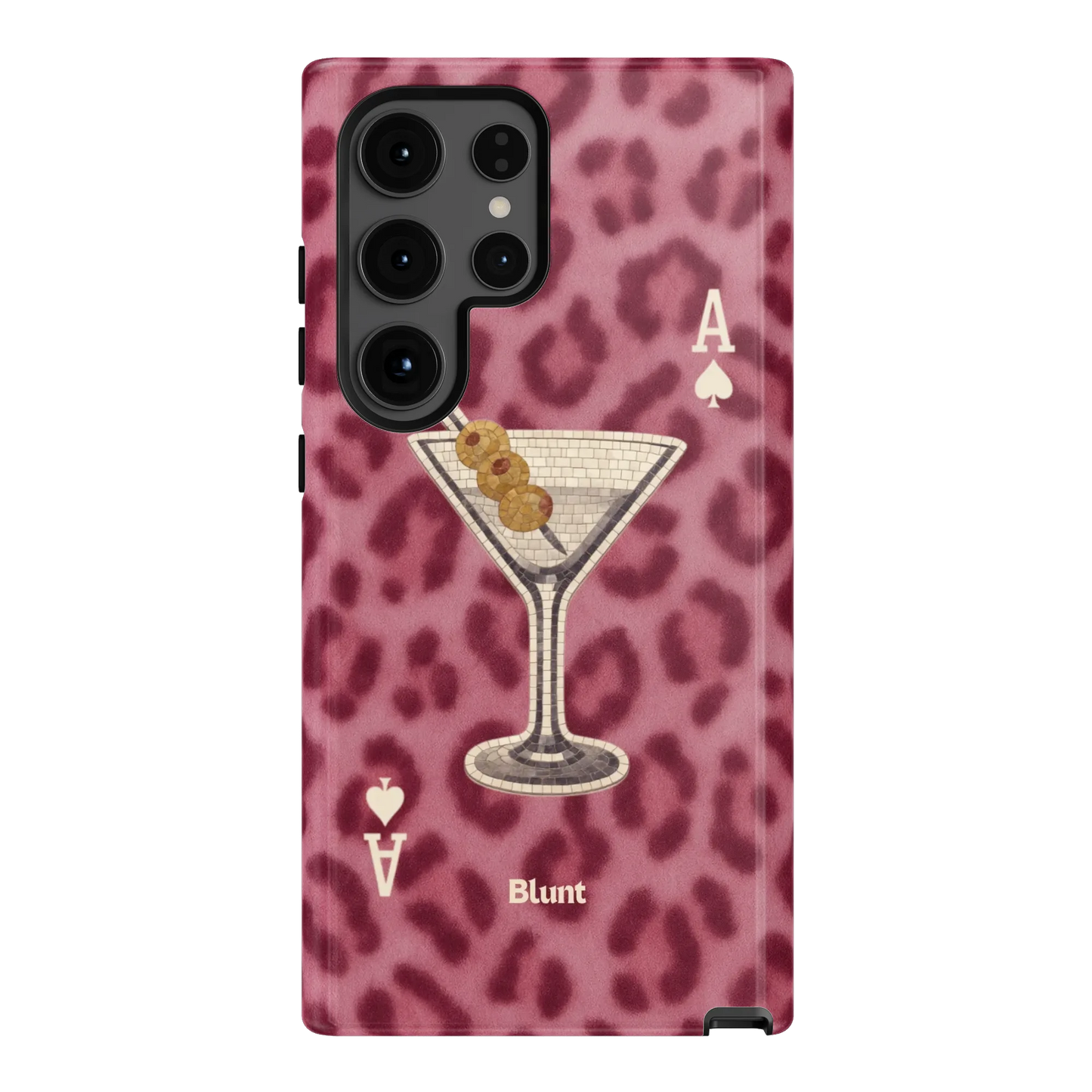 Pink Cheetah Dirty Martini Samsung Case