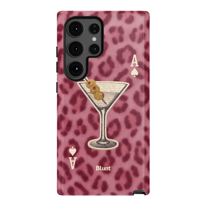 Pink Cheetah Dirty Martini Samsung Case