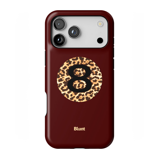 Burgundy Magic 8 iPhone Case