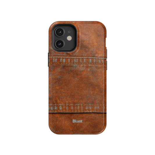 Chocolate Denim iPhone Case
