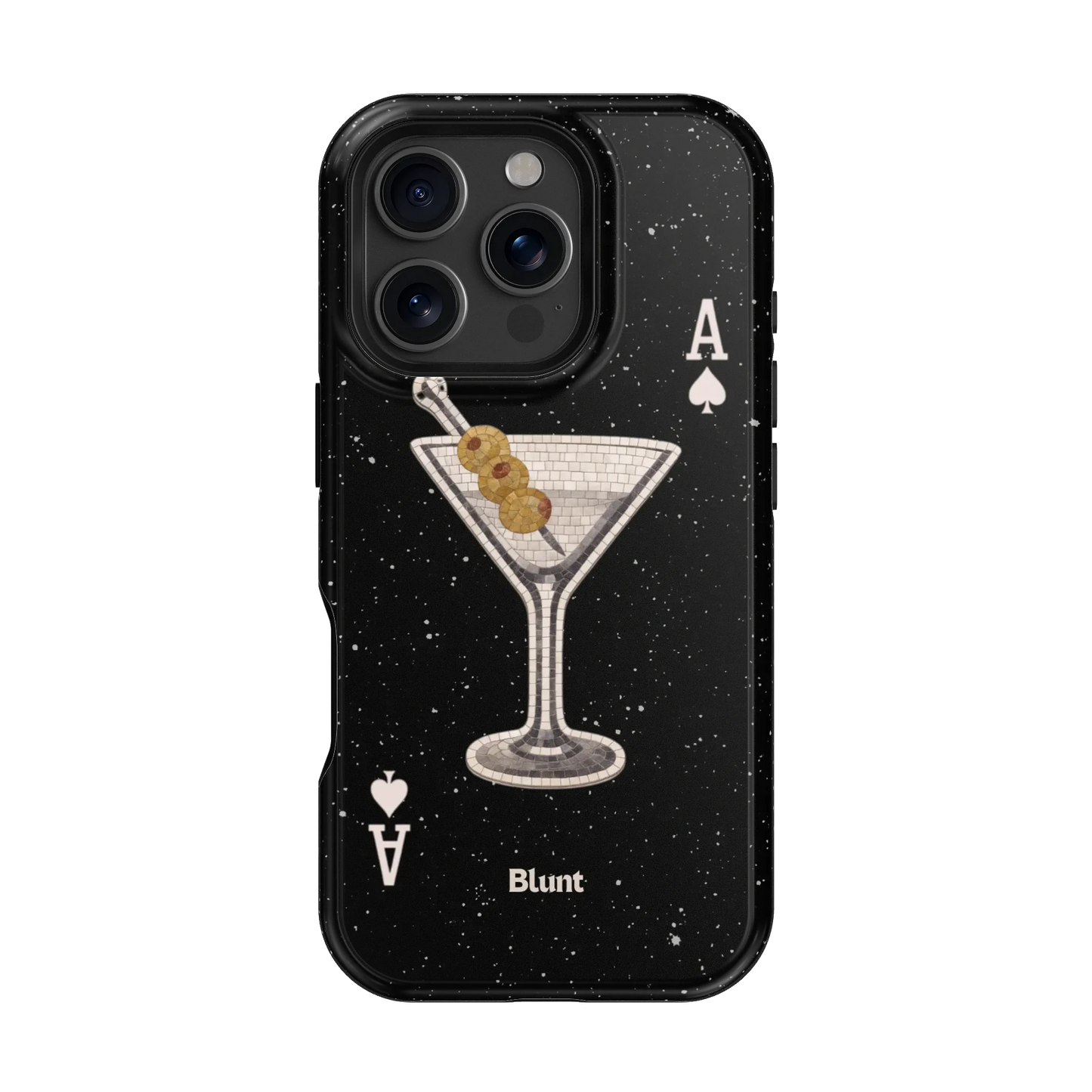 Black Dirty Martini iPhone Case