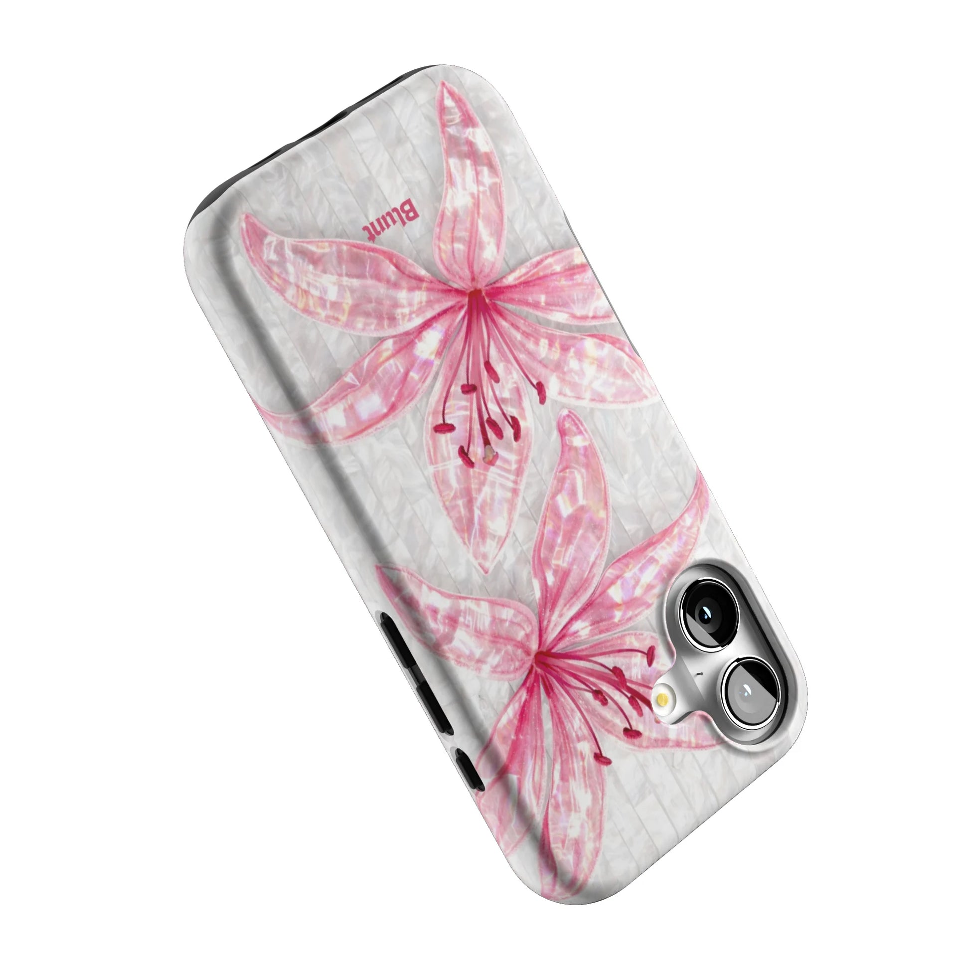 Pink-Floral-Luster-iphone-case-iPhone 17-4