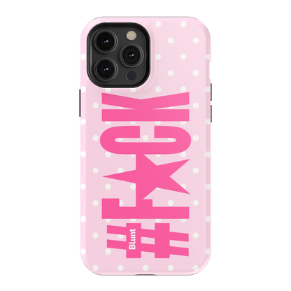Pink Polka Riot iPhone Case