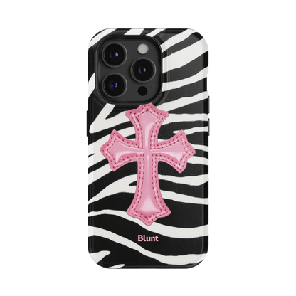 Zebra Halo iPhone Case