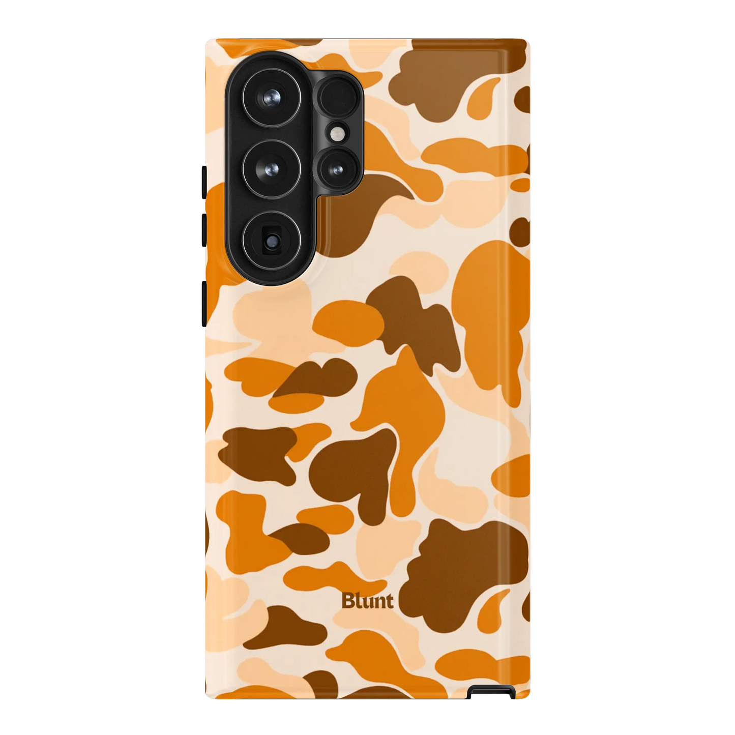 Orange Camo Samsung Case