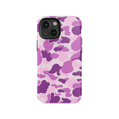 Purple Camo iPhone Case